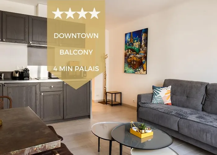 1-Br Apartment In The Heart Of Cannes